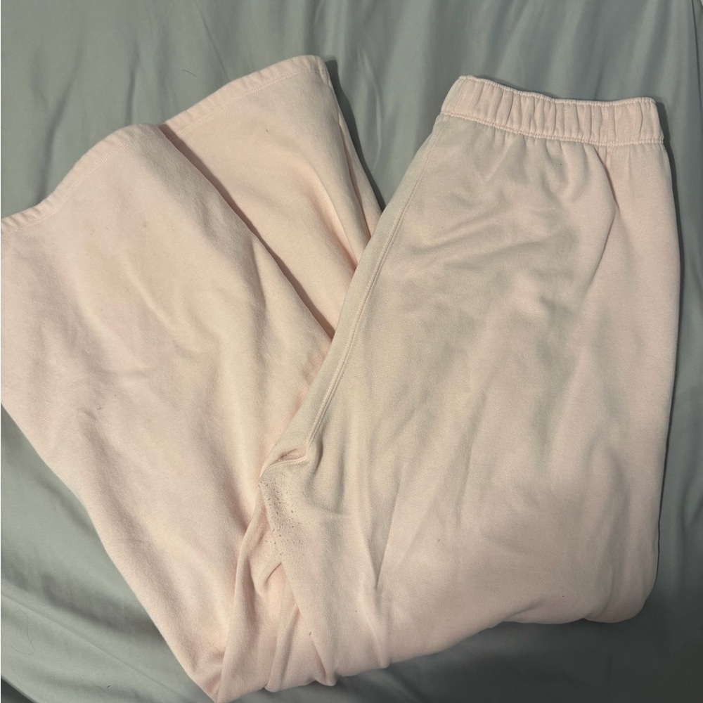 Hollister Pale Pink Fleece Sweatpants